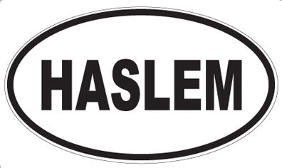 HASLEM - Oval Sticker