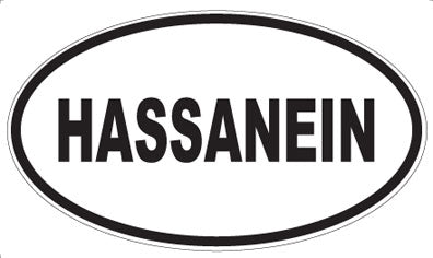HASSANEIN - Oval Sticker