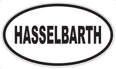 HASSELBARTH - Oval Sticker