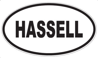 HASSELL - Oval Sticker