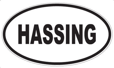 HASSING - Oval Sticker