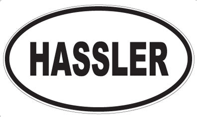 HASSLER - Oval Sticker