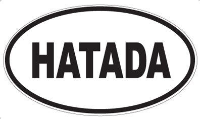 HATADA - Oval Sticker