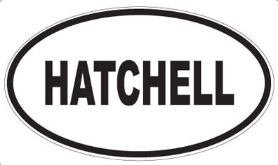 HATCHELL - Oval Sticker