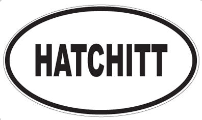 HATCHITT - Oval Sticker