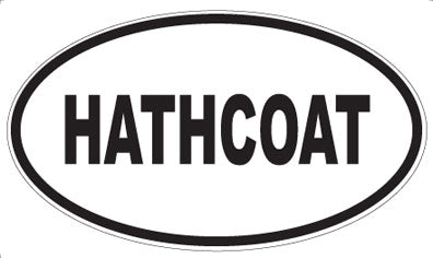 HATHCOAT - Oval Sticker