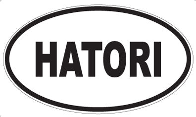 HATORI - Oval Sticker