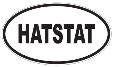 HATSTAT - Oval Sticker