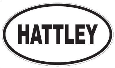 HATTLEY - Oval Magnet