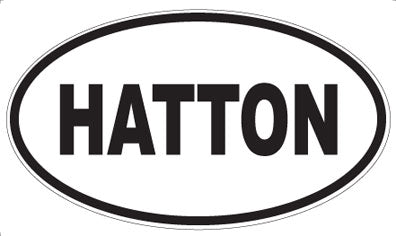 HATTON - Oval Magnet