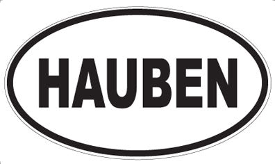 HAUBEN - Oval Sticker