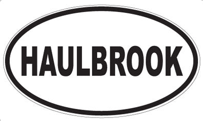 HAULBROOK - Oval Sticker