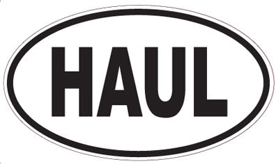 HAUL - Oval Sticker
