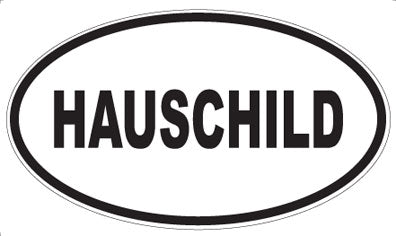 HAUSCHILD - Oval Sticker