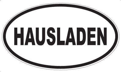 HAUSLADEN - Oval Sticker