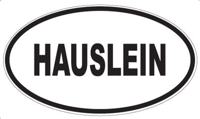 HAUSLEIN - Oval Sticker