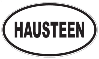 HAUSTEEN - Oval Sticker