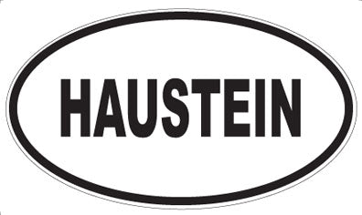 HAUSTEIN - Oval Sticker