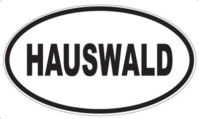 HAUSWALD - Oval Sticker