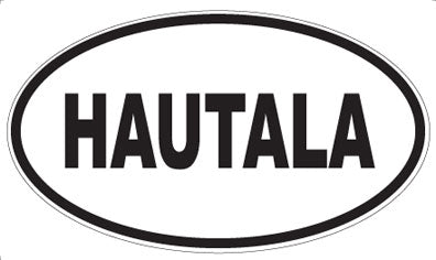 HAUTALA - Oval Sticker