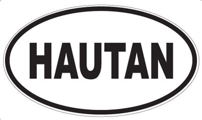 HAUTAN - Oval Sticker