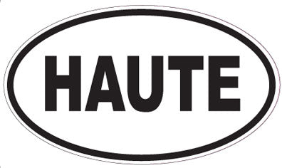 HAUTE - Oval Magnet