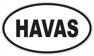 HAVAS - Oval Sticker