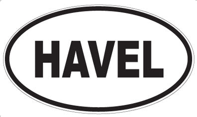HAVEL - Oval Sticker