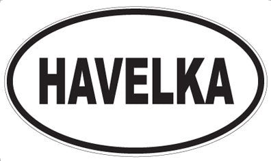 HAVELKA - Oval Sticker