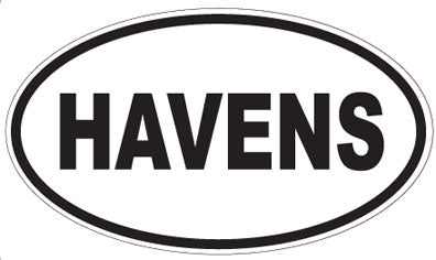 HAVENS - Oval Sticker
