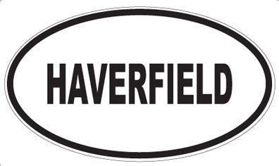 HAVERFIELD - Oval Sticker