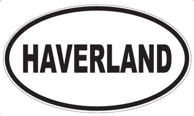 HAVERLAND - Oval Sticker