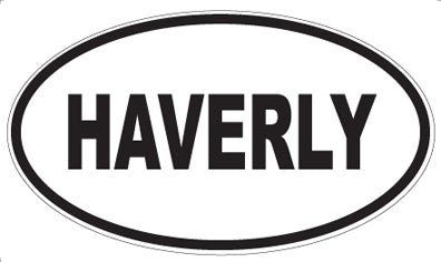 HAVERLY - Oval Sticker