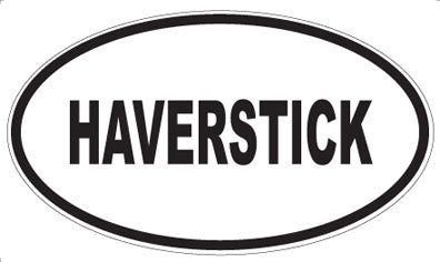 HAVERSTICK - Oval Sticker