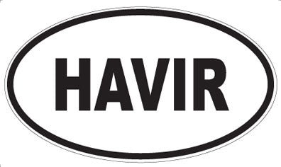 HAVIR - Oval Sticker