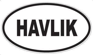 HAVLIK - Oval Sticker