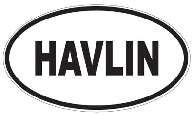 HAVLIN - Oval Sticker