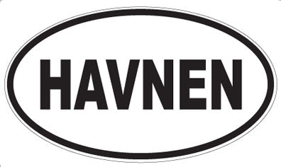 HAVNEN - Oval Sticker