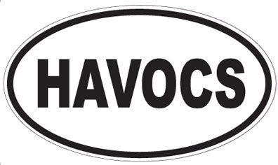 HAVOCS - Oval Sticker
