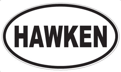 HAWKEN - Oval Sticker