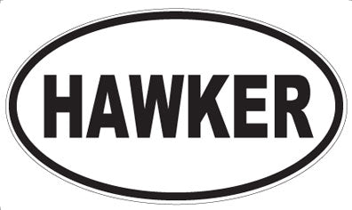 HAWKER - Oval Magnet