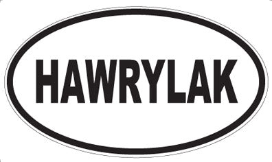 HAWRYLAK - Oval Sticker