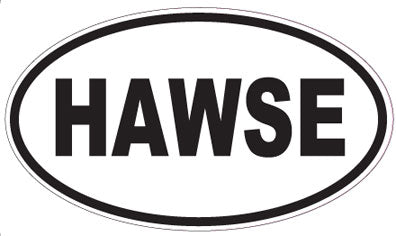 HAWSE - Oval Magnet
