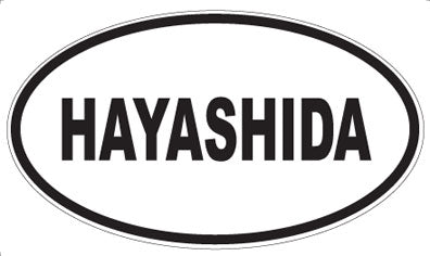 HAYASHIDA - Oval Sticker