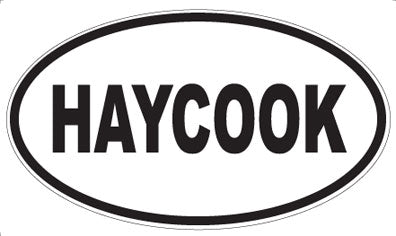 HAYCOOK - Oval Magnet