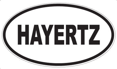 HAYERTZ - Oval Sticker