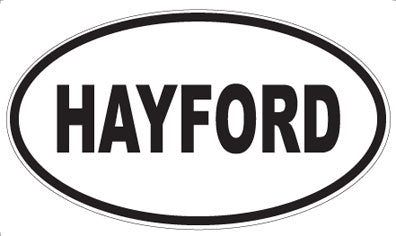 HAYFORD - Oval Sticker