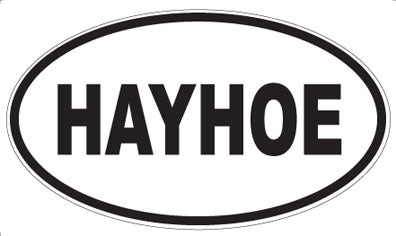 HAYHOE - Oval Sticker