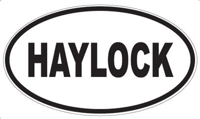 HAYLOCK - Oval Sticker