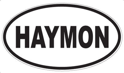 HAYMON - Oval Magnet
